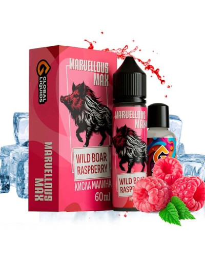 Набор для самозамеса Marvellous Max 60 мл Wild Boar Raspberry (кислая малина)