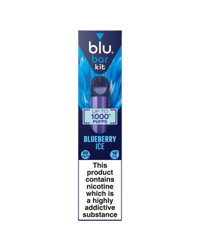 Pod система Blu Bar Kit Blueberry Ice (черника лед) 20мг