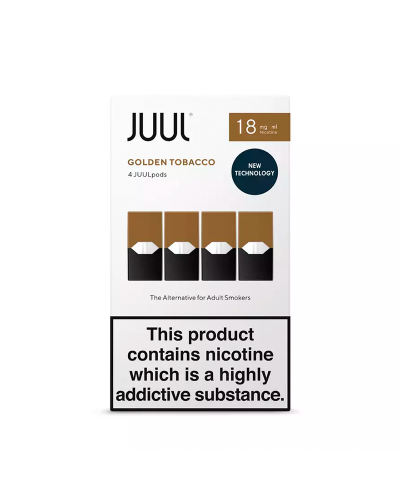 Картриджи JUUL 1 Golden Tobacco 18мг