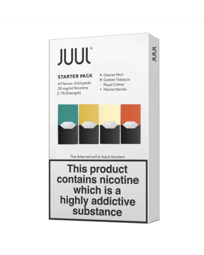 Картриджи JUUL 1 Starter Pack 18мг (mint, tobacco, creme, mango)