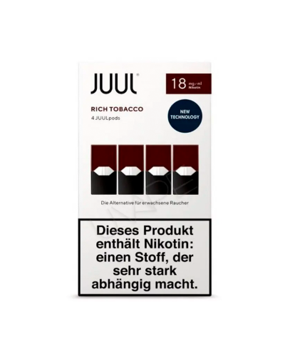Картриджи JUUL 1 Rich Tobacco 18мг