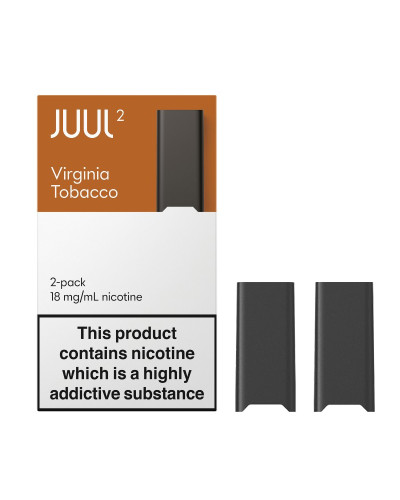 Картриджи JUUL 2 Virginia Tobacco 18мг (табак Вирджиния)
