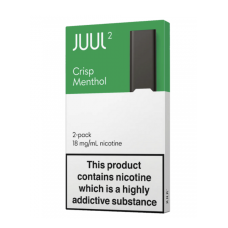 Картриджи JUUL 2 Crisp Menthol 18мг (ментол)
