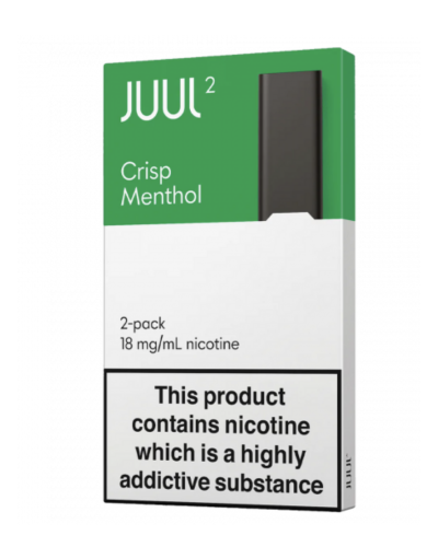 Картриджи JUUL 2 Crisp Menthol 18мг (ментол)
