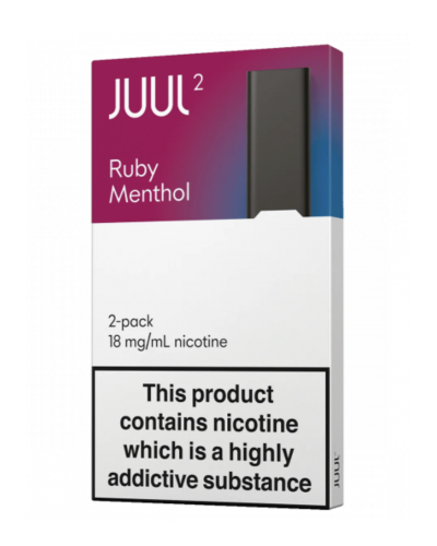 Картриджи JUUL 2 Ruby Menthol 18мг (ментол ягоды)