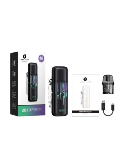 Pod-система LOST VAPE URSA CAP "Galaxy Star" в серо-черном градиенте