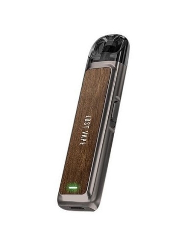 Pod система Lost Vape Ursa Nano Pod Kit в цвете "Gunmetal Walnut Wood"