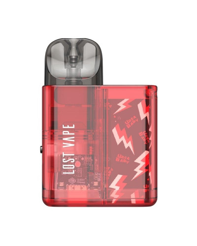 Pod система Lost Vape Ursa Baby Pod "Red Clear" у червоному кольорі