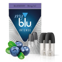 Картриджі My Blu Blueberry (Чорниця) 18 мг (2019 рік виробництва)