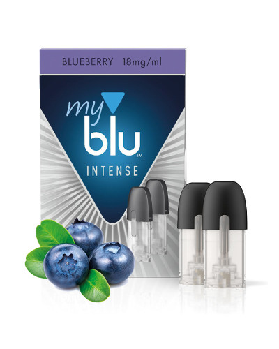 Картриджи My Blu Blueberry (Черника) 18 мг (2019 год изготовления)