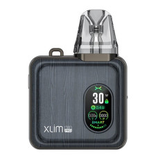 POD-СИСТЕМА OXVA XLIM SQ PRO "GUNMETAL WOOD" В СЕРОМ ЦВЕТЕ
