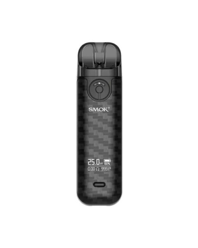 POD-СИСТЕМА SMOK NOVO 4 KIT BLACK CARBON FIBER В ЧЕРНО-КАРБОВАНОМ ЦВЕТЕ