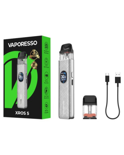 Pod-система VAPORESSO XROS 5 "Coral Red" в кораловом цвете