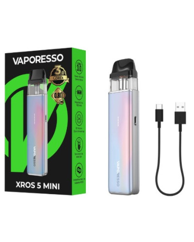 Pod-система VAPORESSO XROS 5 Mini "Pastel Crystal" в нежно розовом цвете