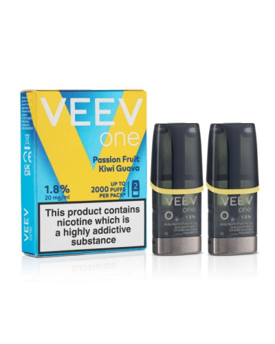 Картриджи IQOS VEEV one 2 pods Passion Fruit Kiwi Guava (Маракуйя, Киви, Гуава)