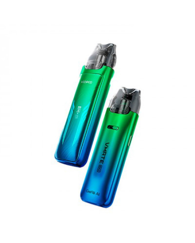 Pod система VooPoo VMate Max "Neon Blue" в неоно-голубом цвете