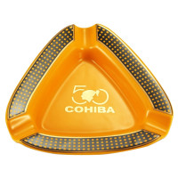 Пепельница для сигары Cohiba Big треугольная (Желтая)