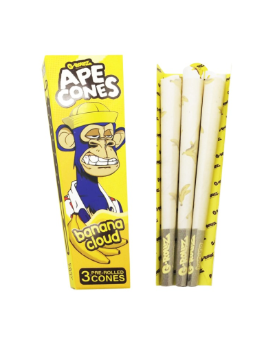 Бланты G-ROLLZ Ape Cones "Banana Cloud" банан (3шт)