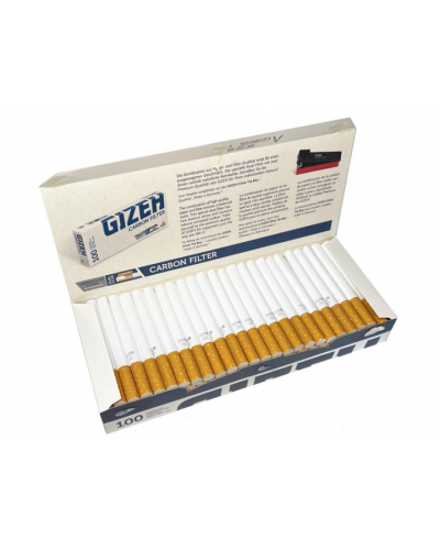 Гильзы для сигарет Gizeh Carbon Filter 100шт (8 мм)