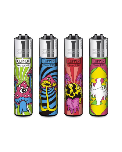 Зажигалка CLIPPER D24 "Psychodelic Art" #1