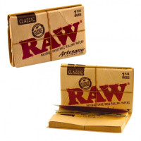 Бумага для самокруток RAW Artesano 1 1/4 (32 шт + 32 типсы)