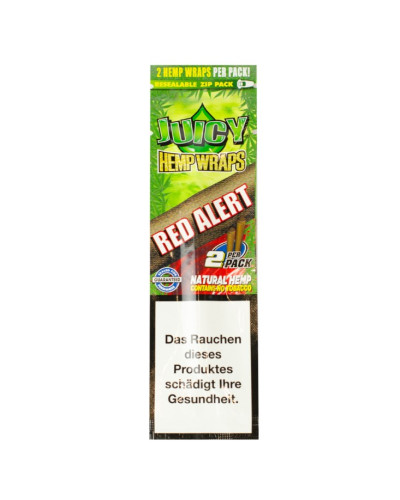Бланты Juicy Jay's Hemp Wraps Red Alert Клубника (2 шт)