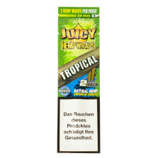Бланты Juicy Jay's Hemp Wraps Tropical Тропические фрукты (2 шт)