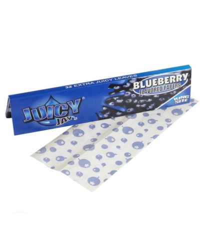 Бумага для самокруток Juicy Jays King Size Blueberry Черника (32 шт)