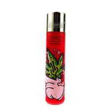 Зажигалка CLIPPER D24 "Cartoon leaves" #3