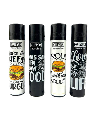 Зажигалка CLIPPER D24 "Let`s eat Burger" #3