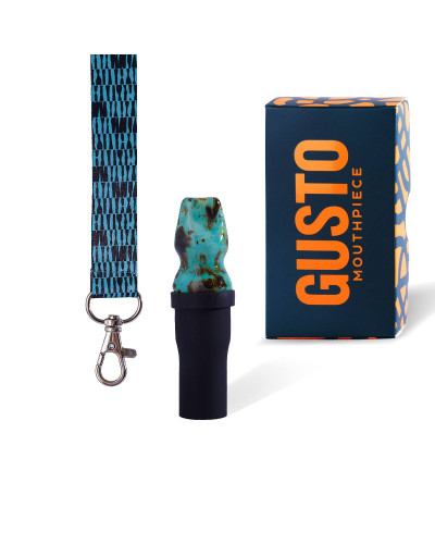 Мундштук для кальяна персональний GUSTO Colour Turquoise (Бірюзовий)