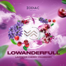 Табак для кальяна ZODIAC 25 гр Lowanderfull  (вишня лаванда клюква)