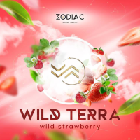 Табак для кальяна ZODIAC 25 гр Wild Terra (земляника)