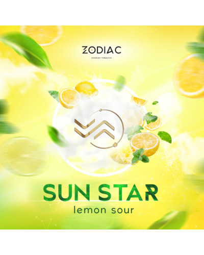 Тютюн для кальяну ZODIAC 50 гр SUN STAR (кислий лимон)