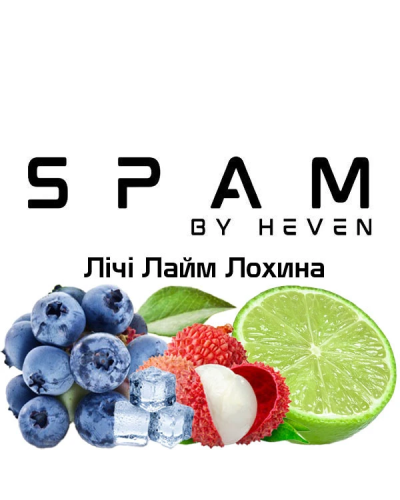 ТАБАК ДЛЯ КАЛЬЯНА SPAM by heven 100 гр Личи Лайм Черника