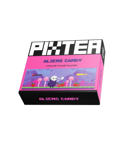 Беcтабачная смесь PixTea Aliens candy (Ягодный леденец) 50г