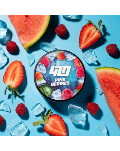 Табак 420 Classic Frost Line Pink Berries (арбуз малина клубника 100 г)