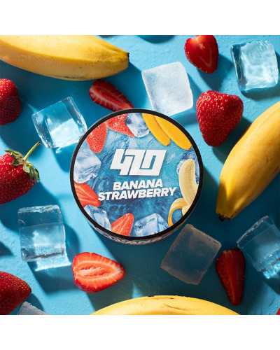 Табак 420 Classic Banana Strawberry (Клубника банан, 100 г)