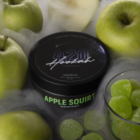 Табак 420 Classic Apple Squirt (Яблочная конфета, 100 г)