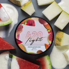 Табак 420 Light Арбузно-Дынный Сорбет (100 г) – Летнее Освежение в Каждой Затяжке