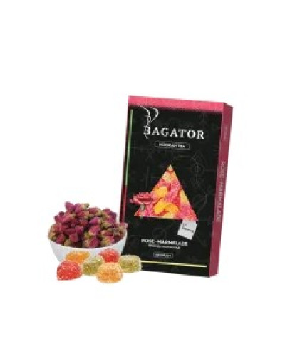 Безтабачная смесь Bagator Hookah Tea Rose Marmalade (Роза Мармелад, 50 г)