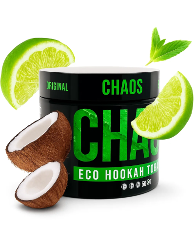 Табак для Кальяна CHAOS 100 гр Lime coco mint (Лайм Кокос Мята)