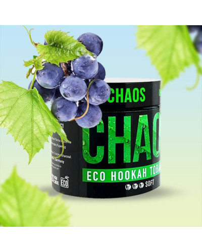 Табак для Кальяну CHAOS (Хаос) 100 гр Grape Mint (виноград мʼята)