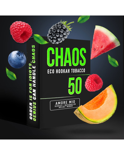 Табак для Кальяна CHAOS 50 гр Amore Mio (ягоды арбуз дыня манго)