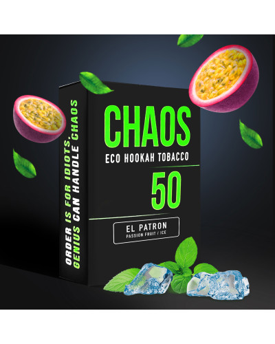 Табак для Кальяна CHAOS 50 гр El Patron (Маракуйя Лед)