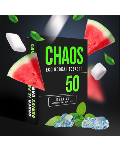 Тютюн для Кальяну CHAOS 50 гр Deja Vu (Кавунова Жуйка Айс)