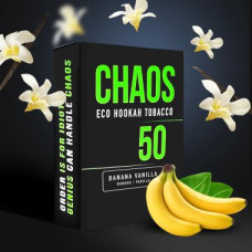 Табак для Кальяна CHAOS 50 гр Banana Vanilla (банан ваниль)