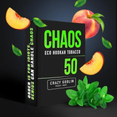 Табак для Кальяна CHAOS 50 гр Crazy Goblin (персик сладкая мята)