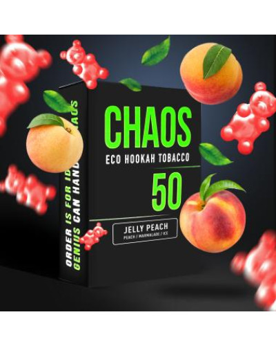 Табак для Кальяна CHAOS 50 гр Jelly Peach (персиковый мармелад)