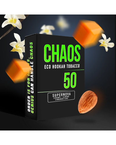 Тютюн для Кальяну CHAOS 50 гр Supernova (Карамель Торт Мигдаль Кориця)